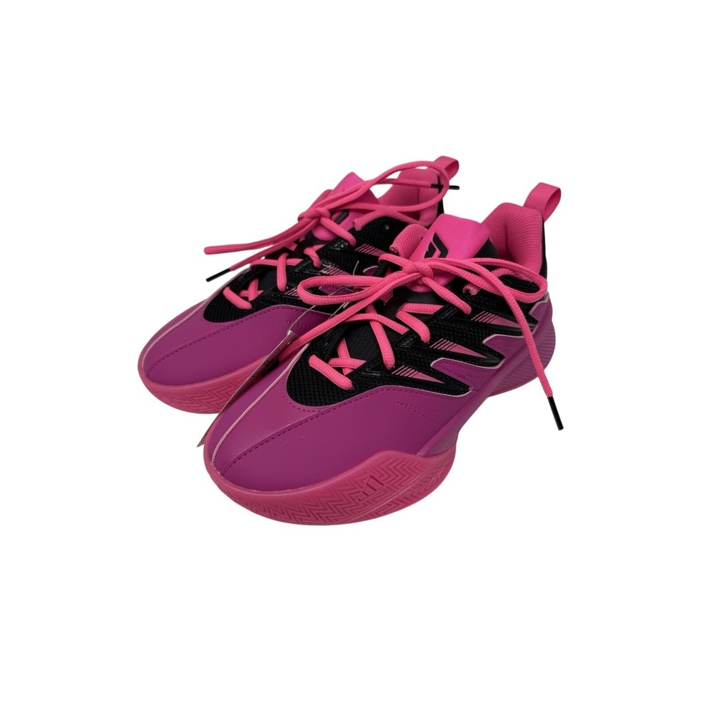 Girl's Adidas Dame Certified 3 Juniors Lucid Fuchsia Basketball Shoes Size 5 New